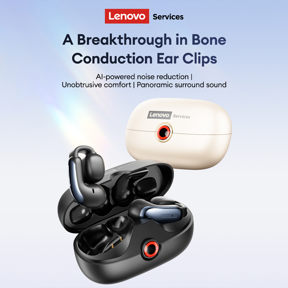 Video Games - Lenovo LES-108 Beengeleiding TWS Oorclips Oortelefoon