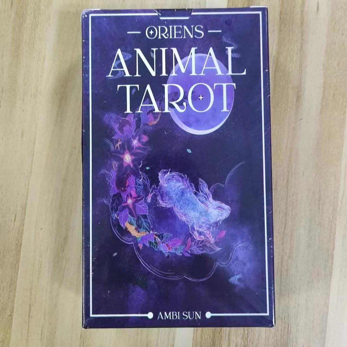 Tarot Cards Deck With Guidebook - 12x7 cm Oriens Animal Tarot 78-delige