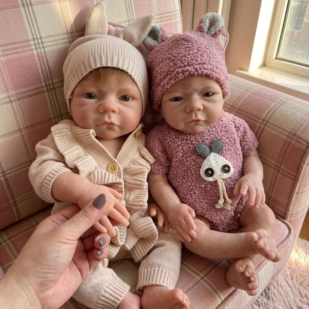 Reborn Baby Doll Silicone Realistic - OtardDolls Siliconen Reborn Pop 18 Inch