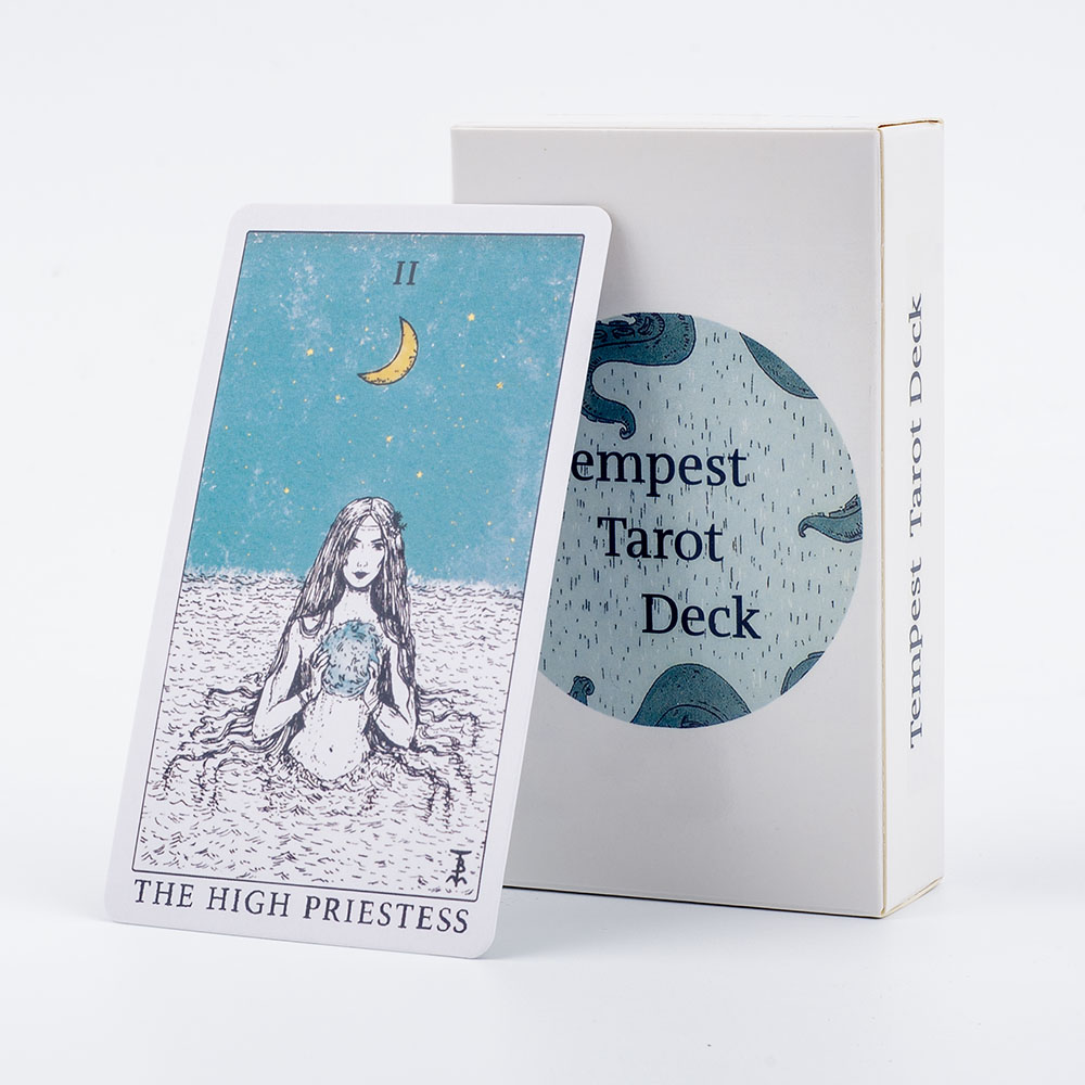 Tarot Cards Deck With Guidebook - Oceaanthema Storm Tarot Deck 78 Kaart