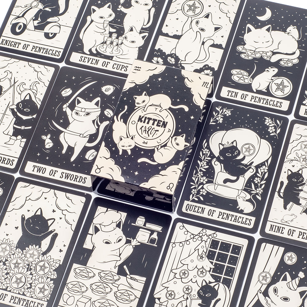 Kitten Tarot Deck 78 Stuks Sch - Tarot Cards Deck With Guidebook recensie en prijs
