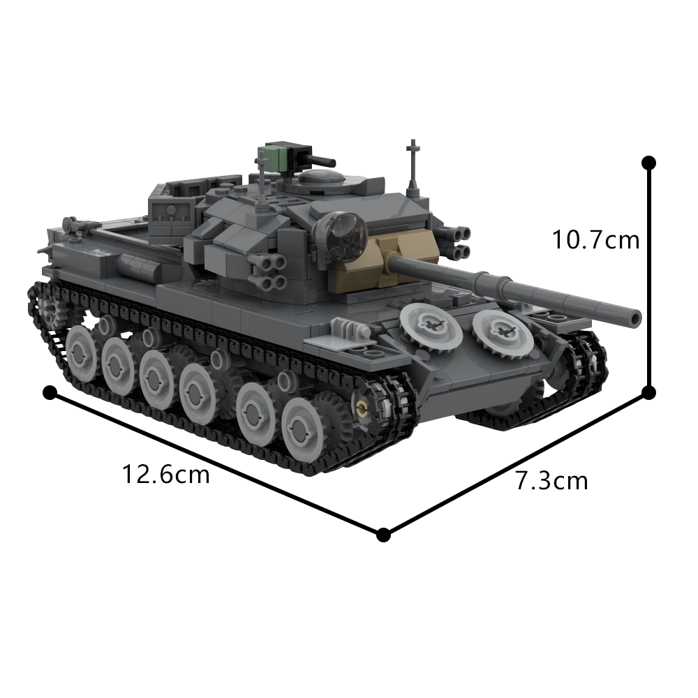 MOC Centurion mk. 5/1 Tank Bou - Lego Compatible Military Tank recensie en prijs