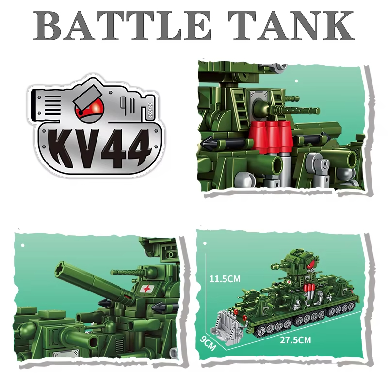 Tank World Cartoon Model Muild - Lego Compatible Military Tank recensie en prijs