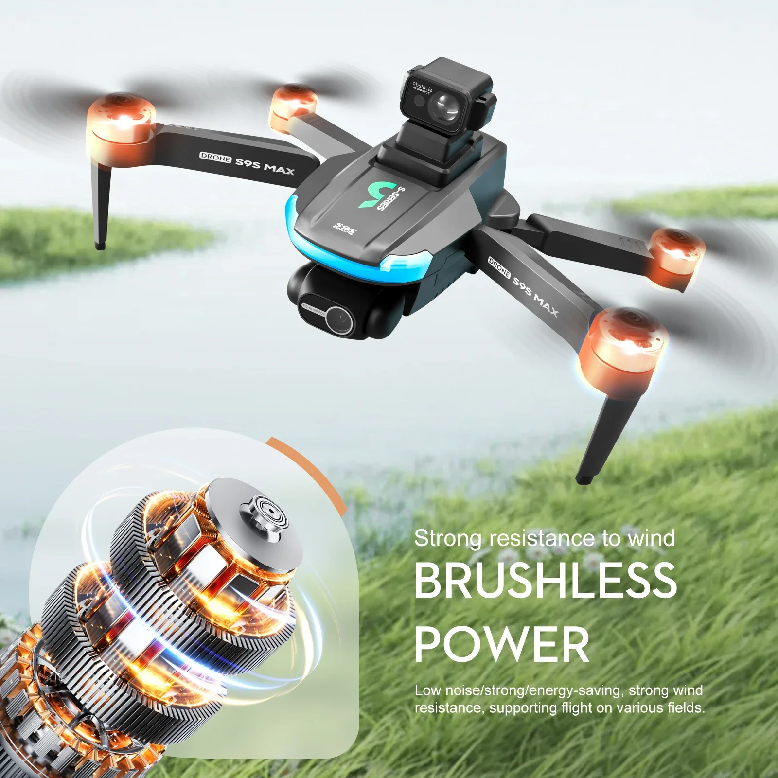 NIEUWE S9S MAX MINI Drone 4K 2 - Fpv Brushless Rc Drone 4K recensie en prijs