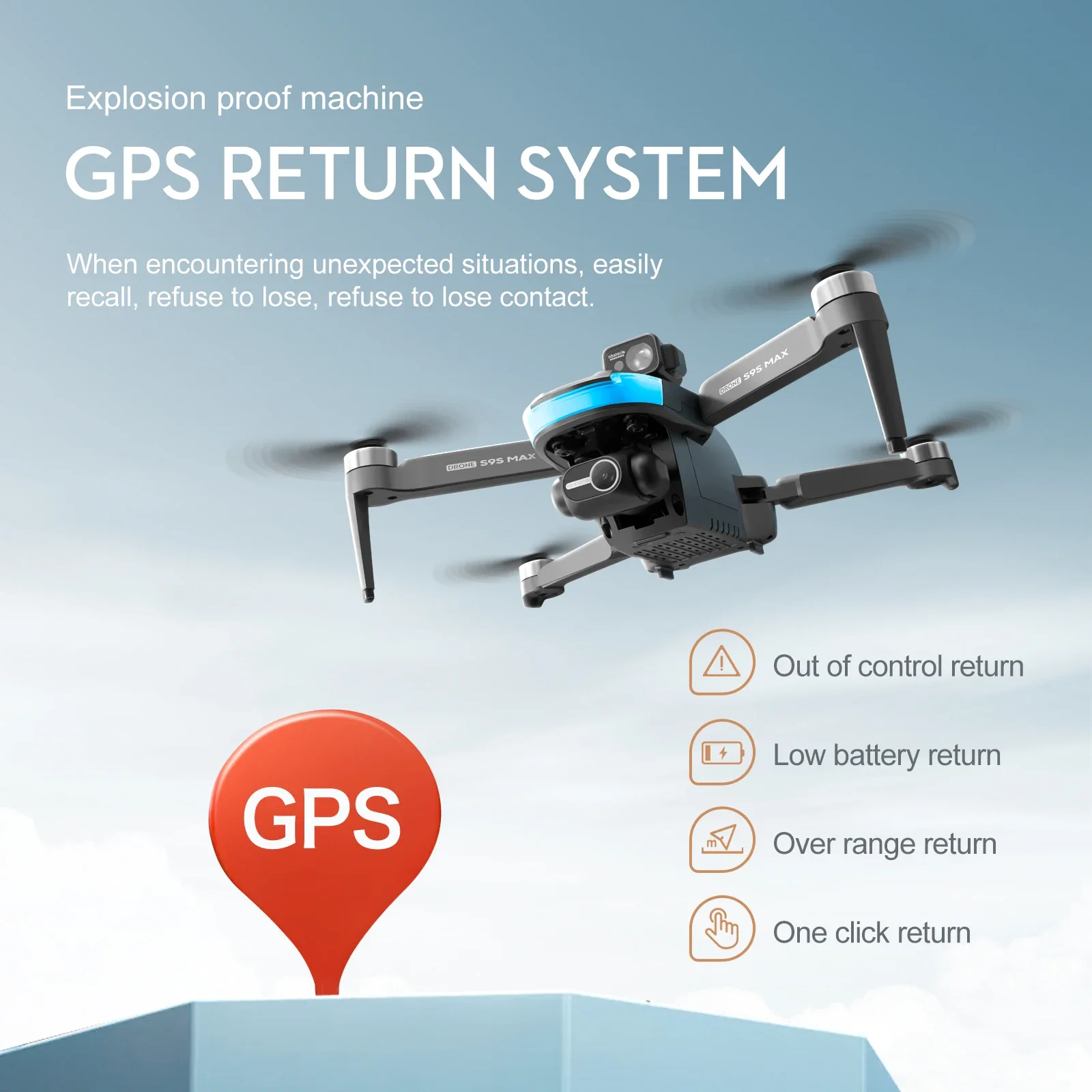 NIEUWE S9S MAX MINI Drone 4K 2 - Fpv Brushless Rc Drone 4K recensie en prijs