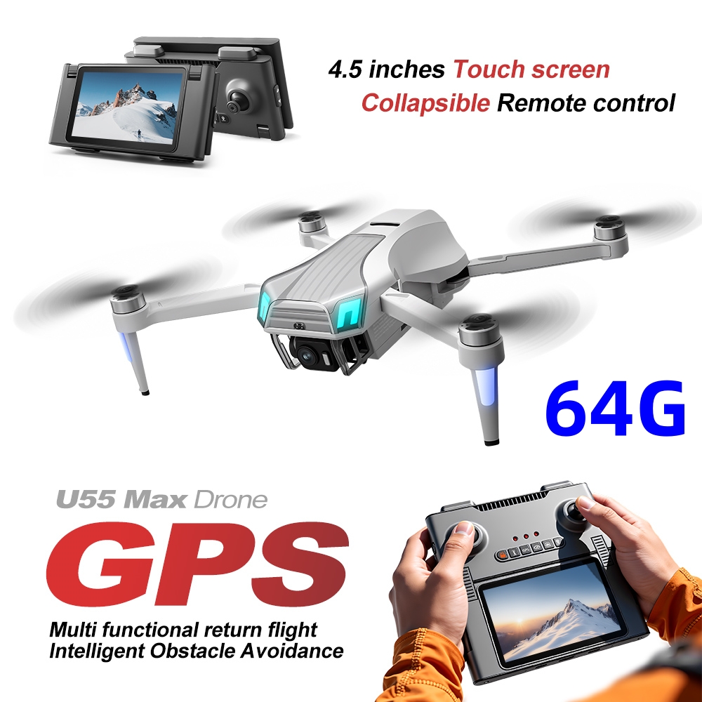 NCZOBOE U55 Drone Professionel - Fpv Brushless Rc Drone 4K recensie en prijs