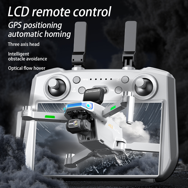 AE3 PRO Max NIEUWE LCD SC GPS  - Fpv Brushless Rc Drone 4K recensie en prijs