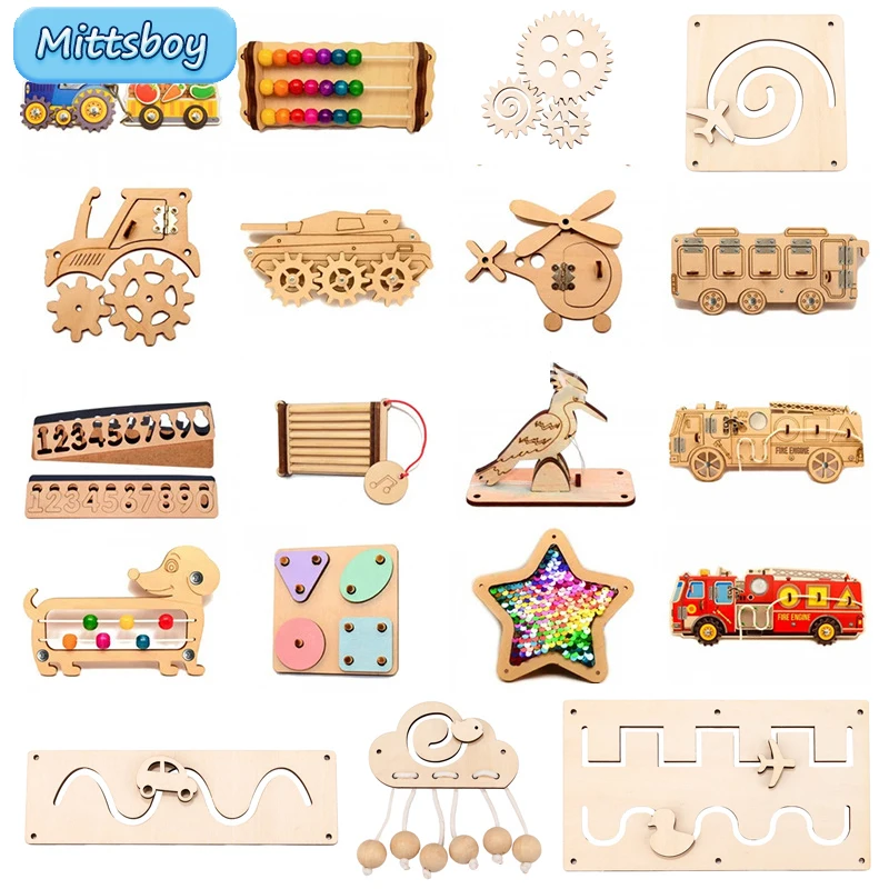 DIY Drukke Board Montessori Lu - Montessori Wooden Busy Board Toddler recensie en prijs
