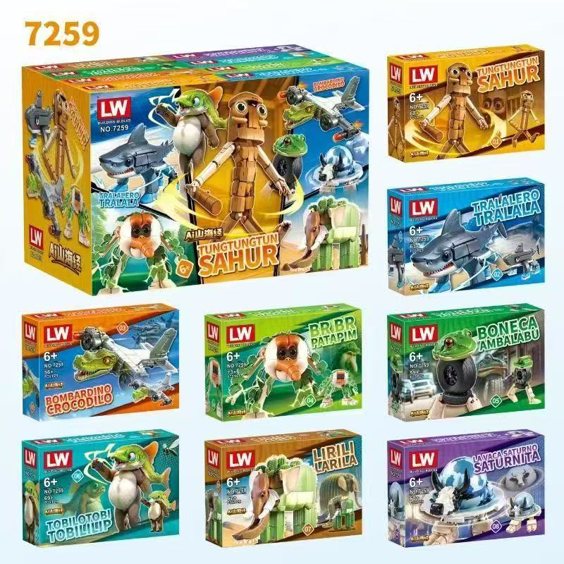 Anime Italiaanse Brainrot Tral - Anime Action Figure Blind Box recensie en prijs
