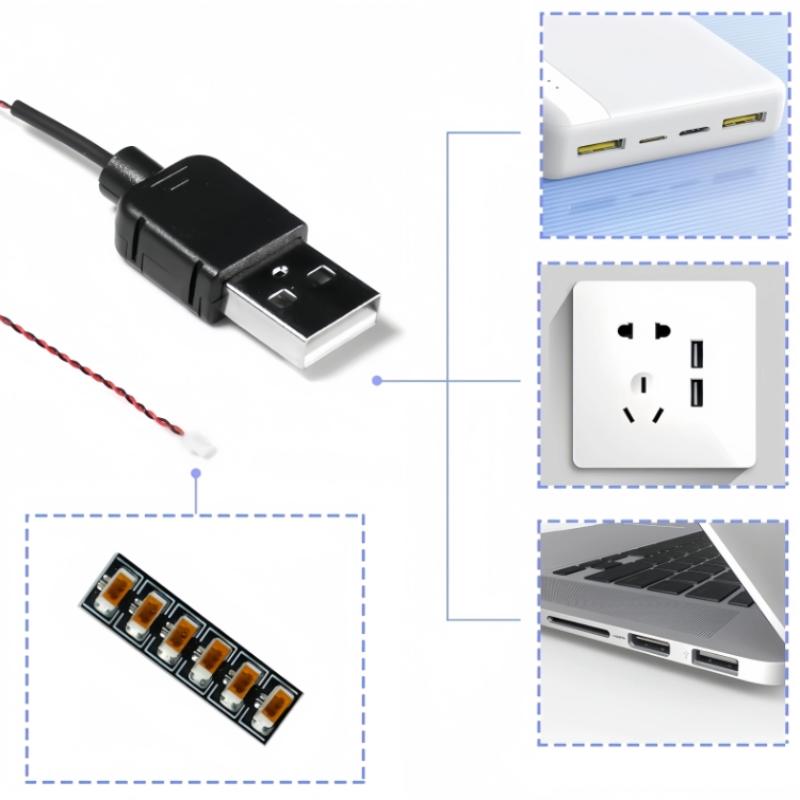 DIY 50 cm USB-voedingskabel co - Building Blocks recensie en prijs