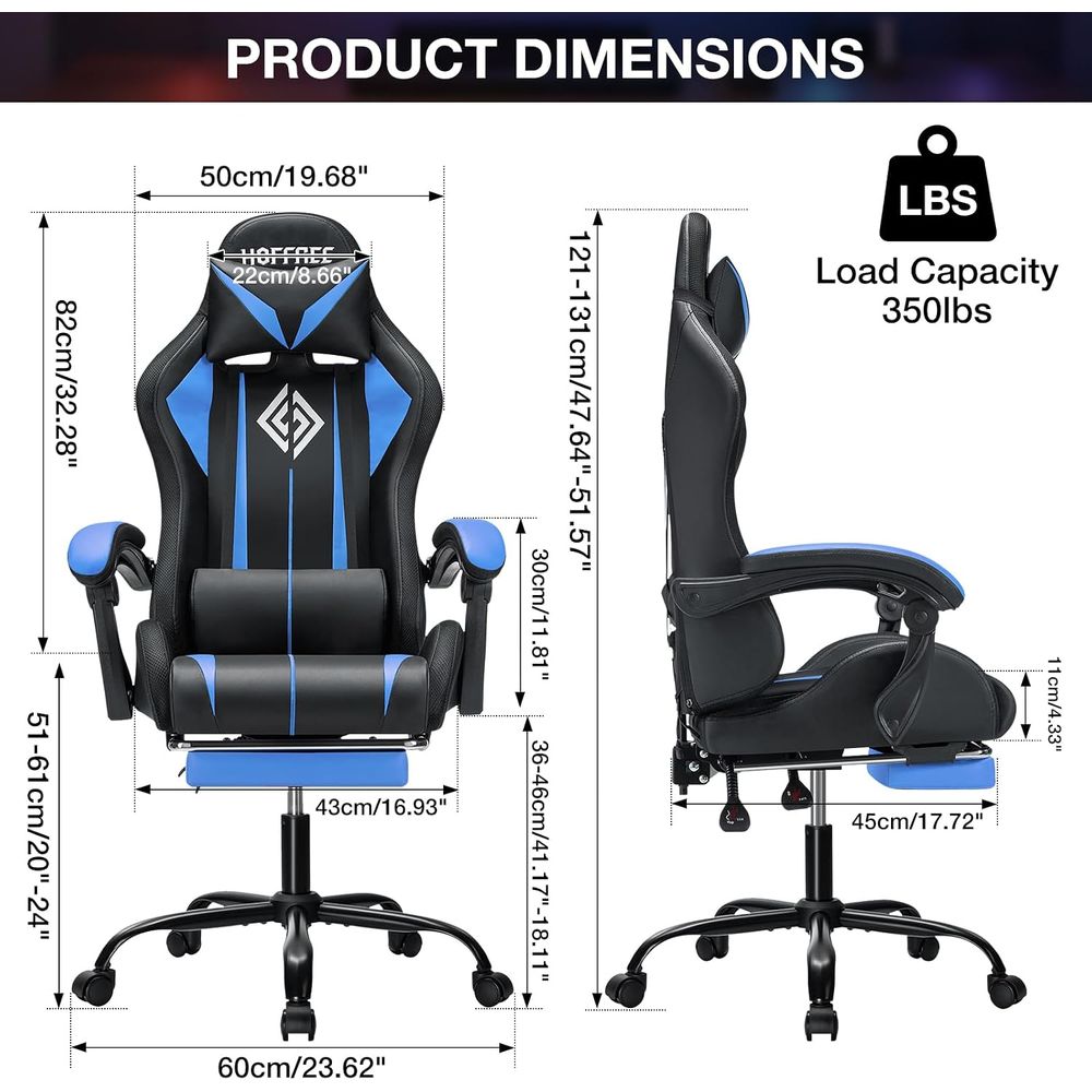 LED-gamingstoel met massage RG - Video Games recensie en prijs