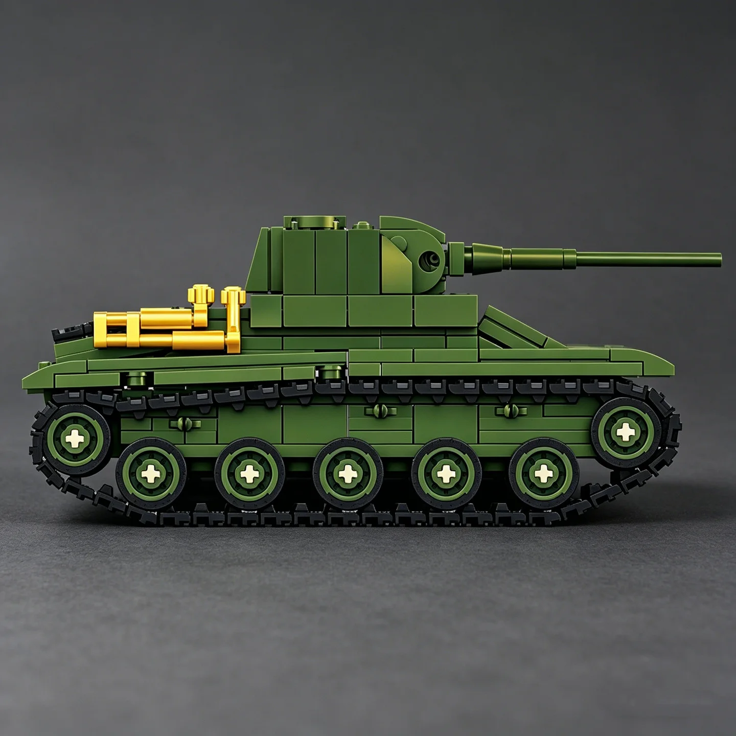 Militair Sovjet Rode Leger T-7 - Lego Compatible Military Tank recensie en prijs