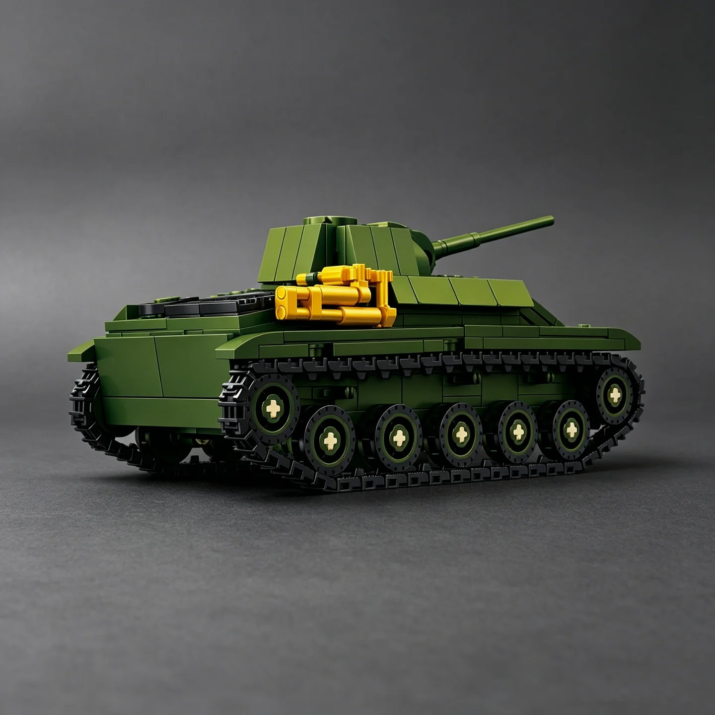 Militair Sovjet Rode Leger T-7 - Lego Compatible Military Tank recensie en prijs