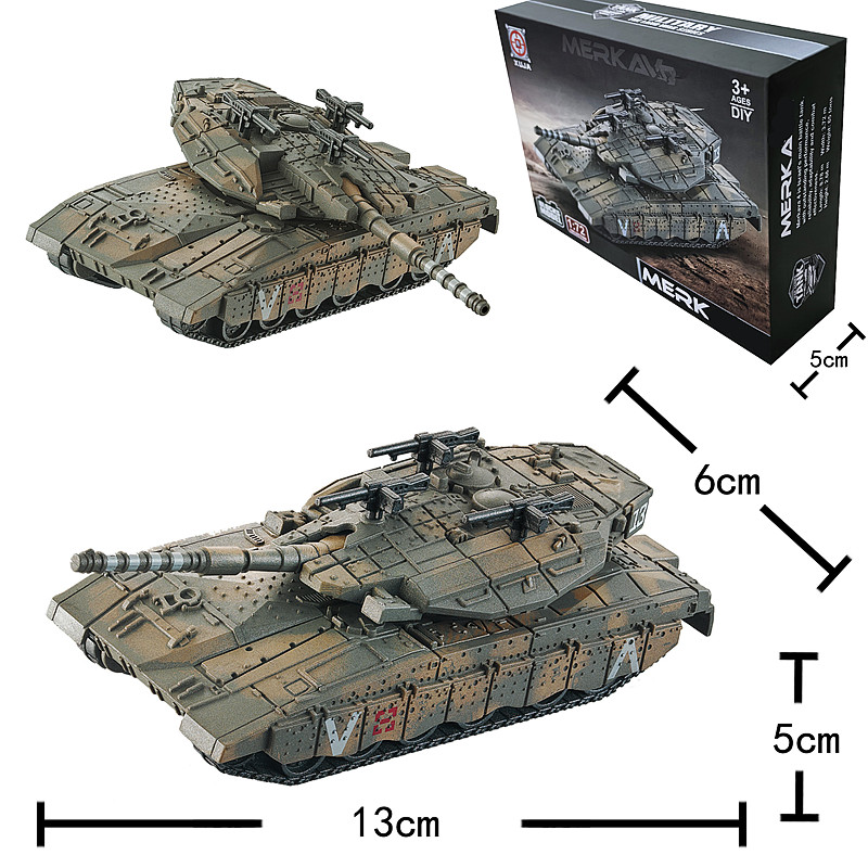 1/72 Israël Merkava Gevechtsta - Lego Compatible Military Tank recensie en prijs