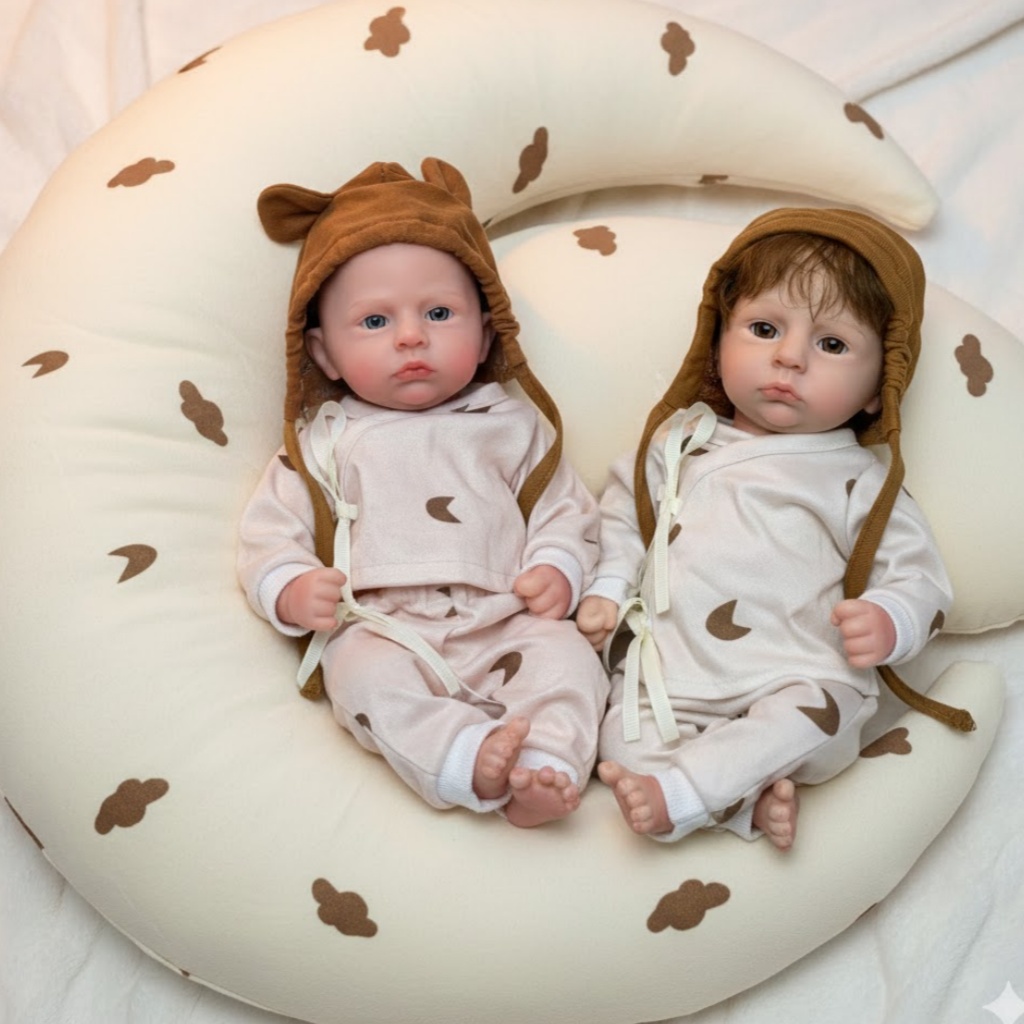 AnjoDoll 33CM Geschilderde/Ong - Reborn Baby Doll Silicone Realistic recensie en prijs