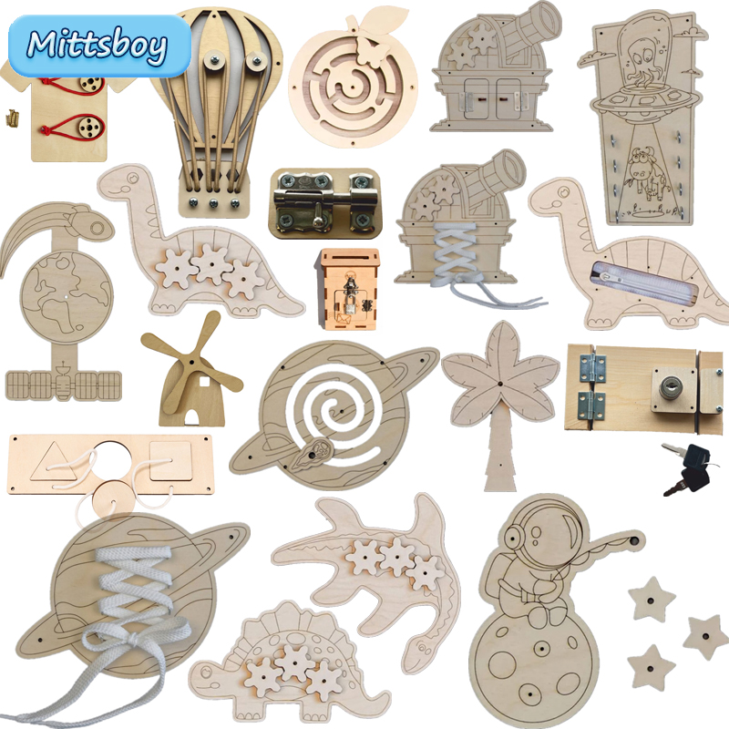 Montessori Drukke Board Access - Montessori Wooden Busy Board Toddler recensie en prijs