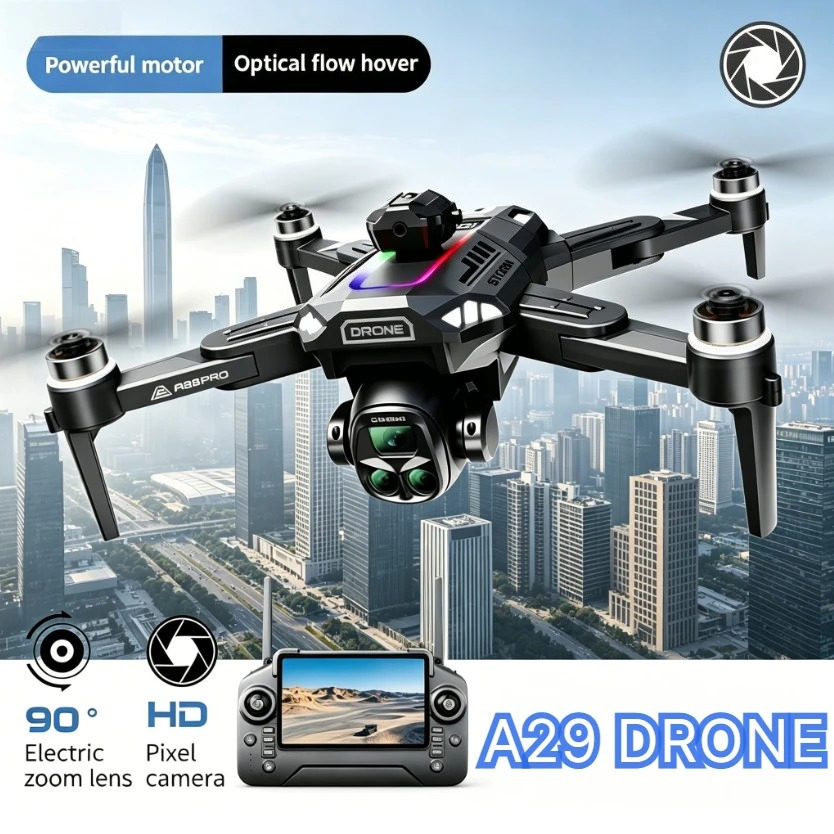 Originele A29 GPS PRO Opvouwba - Fpv Brushless Rc Drone 4K recensie en prijs