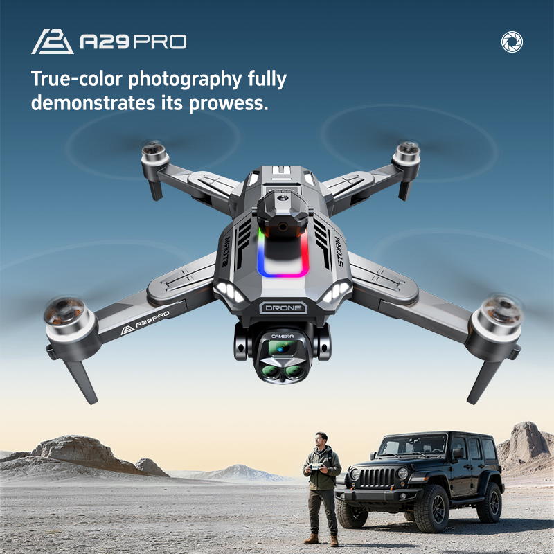 Originele A29 GPS PRO Opvouwba - Fpv Brushless Rc Drone 4K recensie en prijs