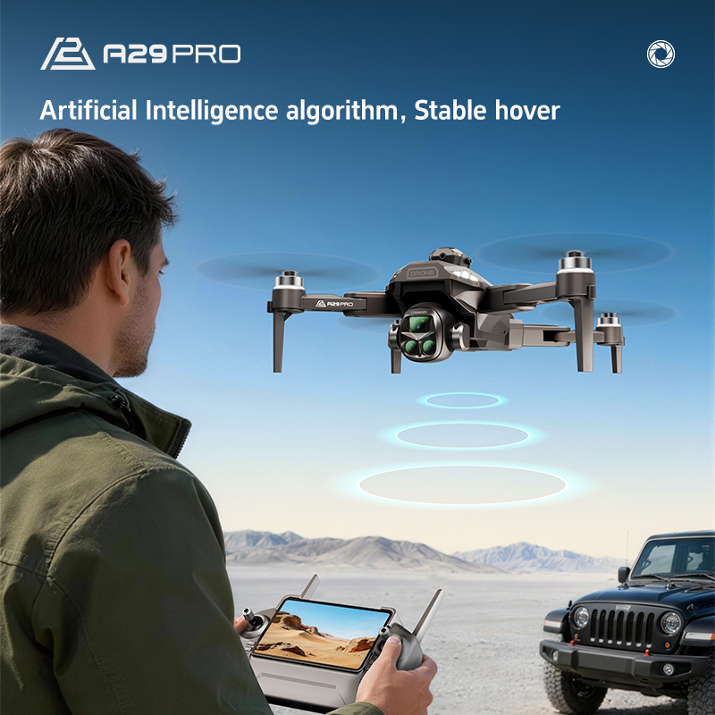 Originele A29 GPS PRO Opvouwba - Fpv Brushless Rc Drone 4K recensie en prijs