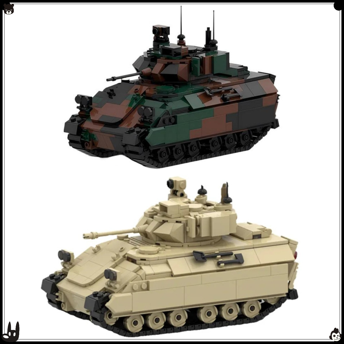 MOC Militaire Serie Gevolgd Ge - Lego Compatible Military Tank recensie en prijs