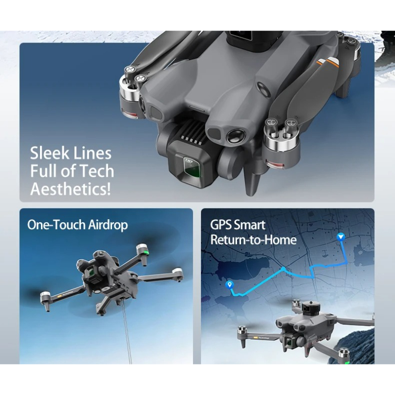 Opvouwbare RC Quadcopter AE51  - Fpv Brushless Rc Drone 4K recensie en prijs