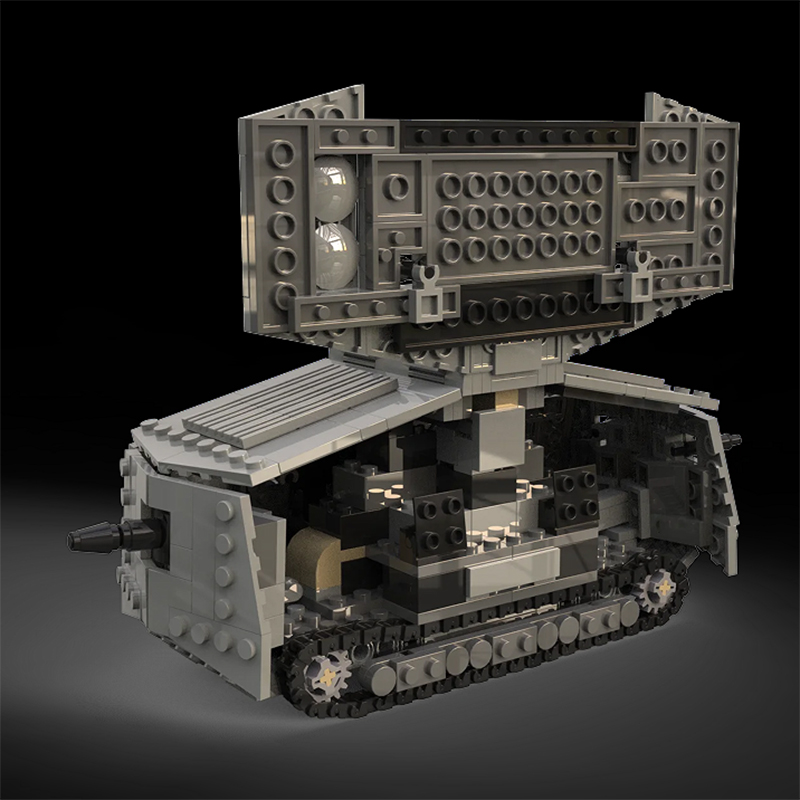 MOC WW1 Duitsland Militaire A7 - Lego Compatible Military Tank recensie en prijs