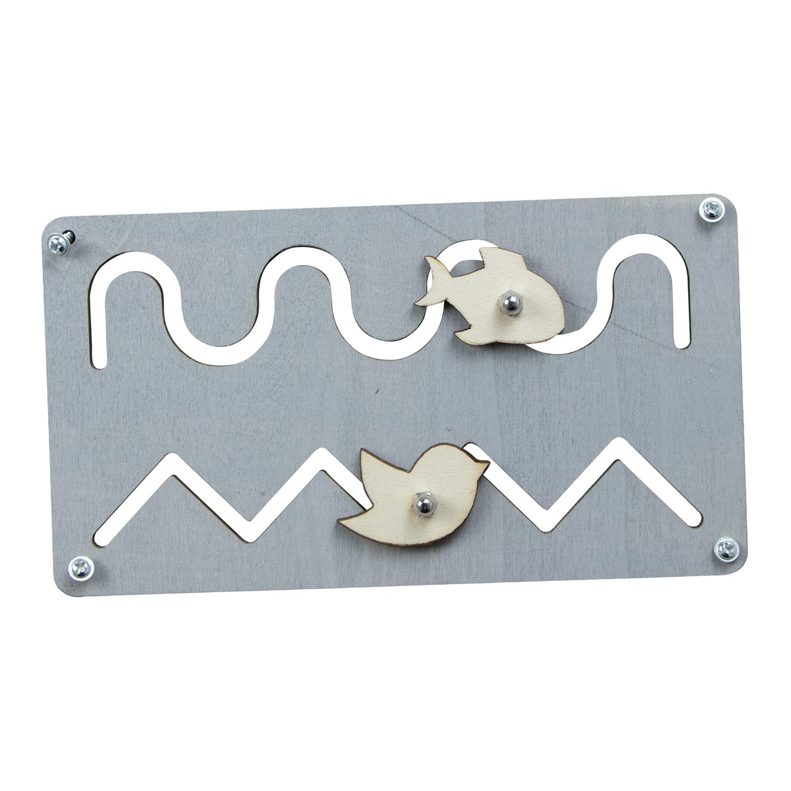 Houten activiteitenbord materi - Montessori Wooden Busy Board Toddler recensie en prijs